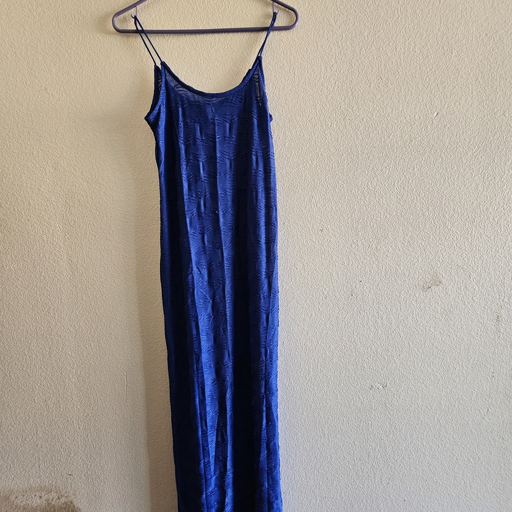Divided Royal Blue Maxi Dress